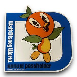 2023 Walt Disney World Annual Passholder Magnet Orange Bird Official Authentic